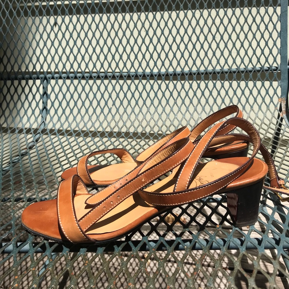 Christian Louboutin Simple Strap Sandal 38.5